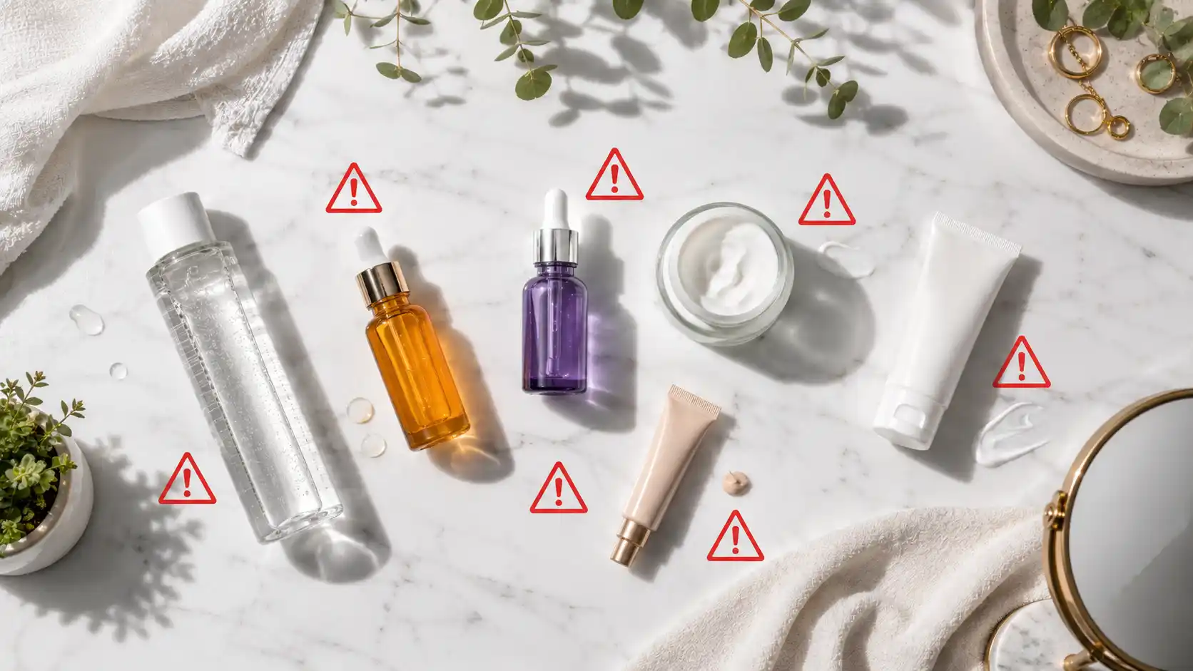 اشتباهات رایج هنگام استفاده از محصولات محبوب مراقبت پوست